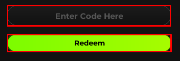 Driving Experience Japan enter codes box and redeem button