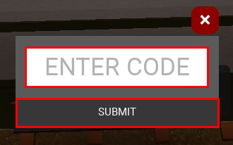 Edward the Man-Eating Train enter codes box