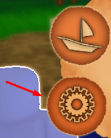 The settings button in Elemental Odyssey Online