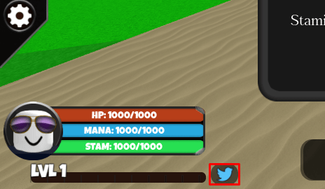 Elemental Warfare Twitter icon to open code claim interface