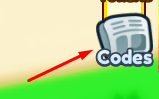 Codes icon in Emerald Tappers Ultimate!