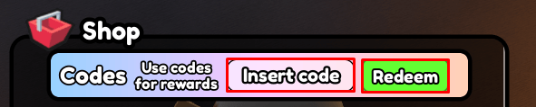 Escape Nektarynki enter codes box and redeem button