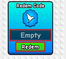 Escape Sea Monster For Brainrot enter codes box and redeem button