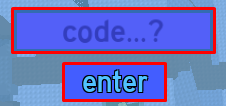 Eternal Towers of Hell Tycoon enter codes box and enter button