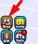 The Shop button in Fart Battle Simulator
