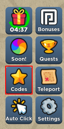 Fat Simulator codes button