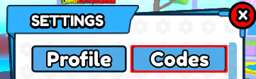 Fat Training codes button