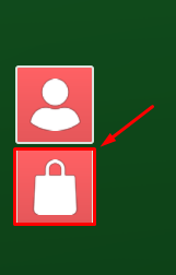 Flag Football shopping bag icon