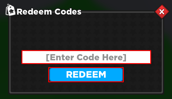 Flag Wars enter codes box