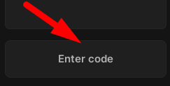The code redeeming interface in Flame Hood