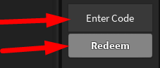 The code redeeming interface in Flamingo's Murder Mystery 2