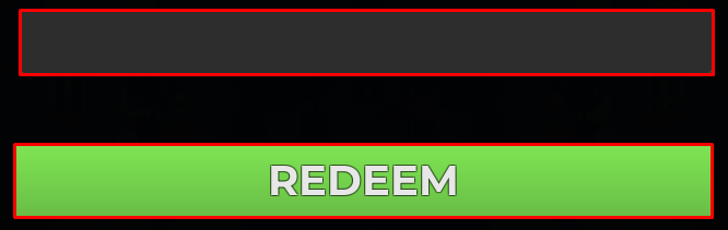Flashlight Tag enter codes box