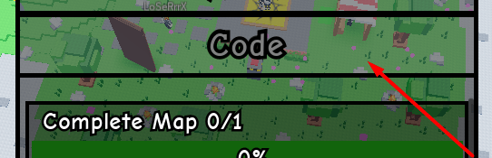The Code box in Funnel Obby