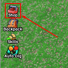Go Dig shop button