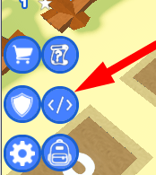 The codes icon in Gorilla Tag Experience