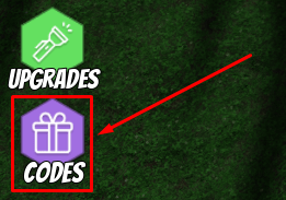 Grow a Horror codes button
