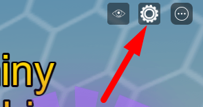 The Settings icon in Halk Smash Simulator