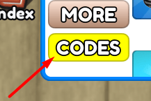 The CODES button in Hamster Simulator 2