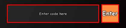 Heist The Neighbor enter codes box and enter button