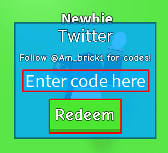 Ice Cream Simulator enter code box