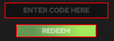 Immortal Luck enter codes box