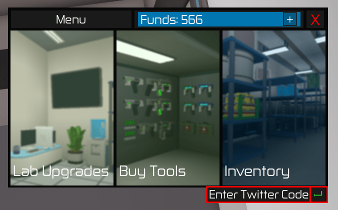Innovation Arctic Base enter code box