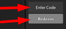The code redeeming interface in JD's MM2
