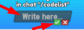 The code redeeming interface in Jump Rope Simulator