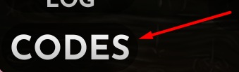 The CODES button in Jurassic Genesis