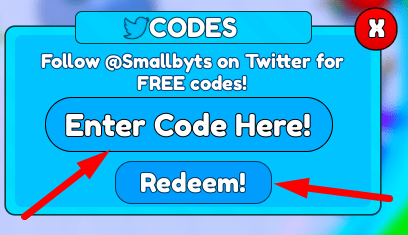 The code redeeming interface in Kamehameha Simulator