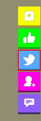 Knight Simulator twitter button