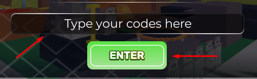 The Type your codes here box and Enter button in Launch!