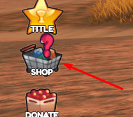 The Shop button in Layangan