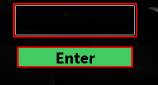 Live Town RP enter codes box and enter button
