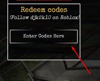 The Enter Codes Here box in Looking Out