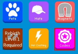 Magnet Simulator codes button