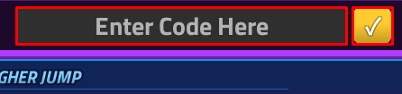 Midnight Game Show enter codes box