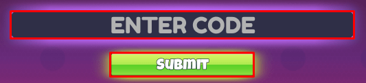 Miraculous Tower Defense enter codes box and submit button