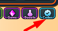 The Codes button in Money Masters