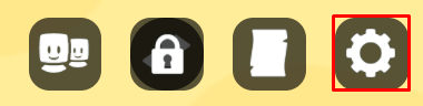 Monkey Climb settings button