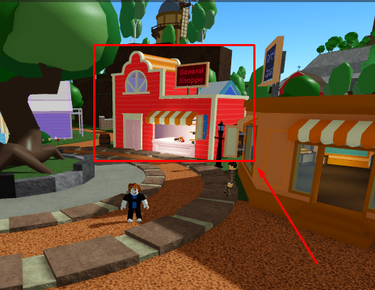 Monsters of Etheria general shoppe building