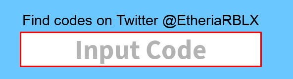Monsters of Etheria enter codes box