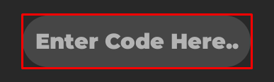 Mudding Simulator enter codes box
