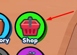 The Shop button in Multiverse Tower Defense