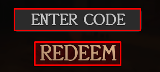 Murderthon enter codes box and redeem button