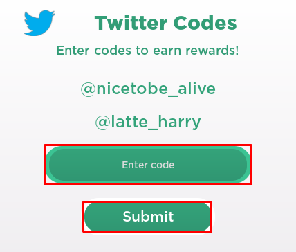 My Zoo Tycoon enter codes box