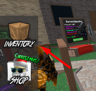 The inventory button in Nik's Murder Sandbox