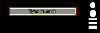 Nocti enter codes box