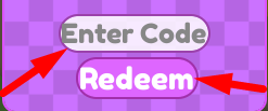 The code redeeming interface in Noob Evolution
