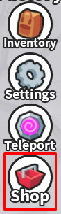 Noob Factory Simulator shop button